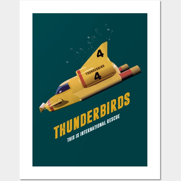 Thunderbirds TV Series Wall Art by MoviePosterBoy